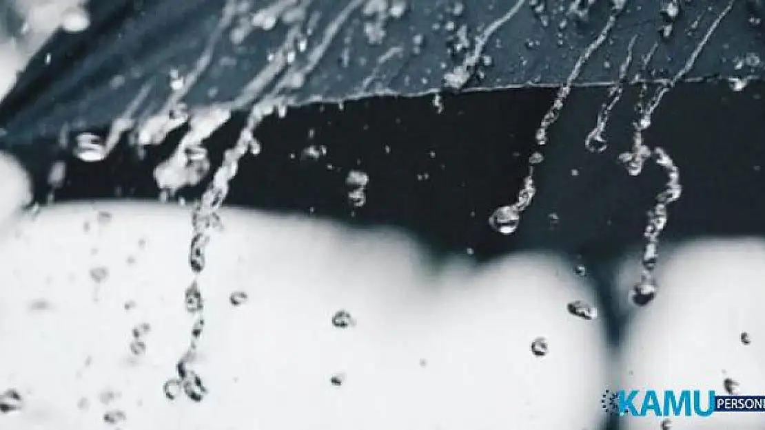 08 Eylül Pazar Günü için meteorolojiden sağanak yağış uyarısı