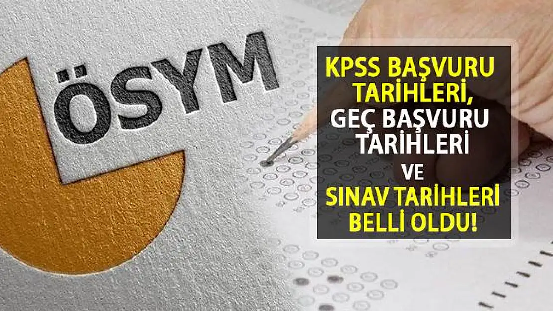 2019 KPSS Başvuruları Başladı mı? KPSS Başvuruları Ne Zaman Başlıyor? KPSS İçin Tarih Verildi mi?