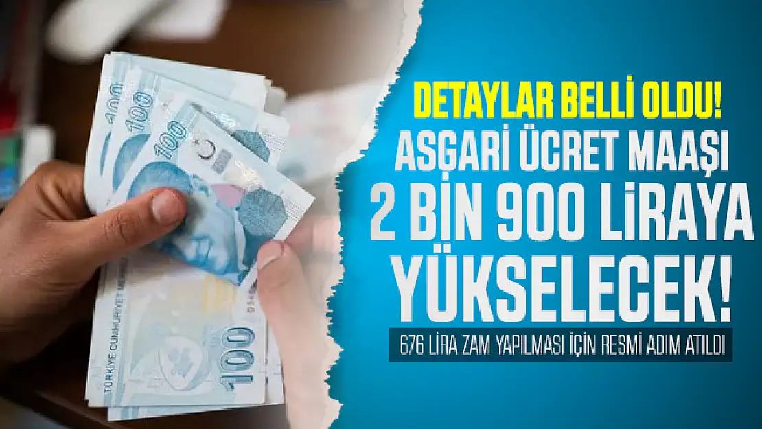 2020 Asgari ücrete 676 lira zam yapılması için resmi adım atıldı! Kanun teklifi verildi