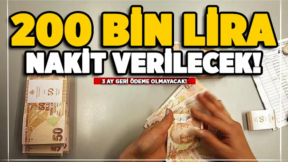 3 ay geri ödemesiz 200 bin liraya kadar kredi kampanyası duyuruldu! Yapı Kredi ihtiyaç kredisi