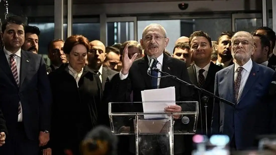 6'lı masa adayı Kılıçdaroğlu olarak açıkladı:İlk istifa geldi! Son dakika açıklandı