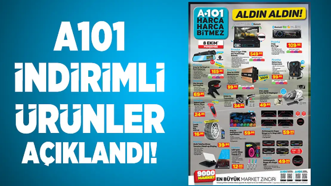 A101 Aktüel ürünler satışa çıktı! A101 aktüel ürünler kataloğu! Aldın aldın ürünler