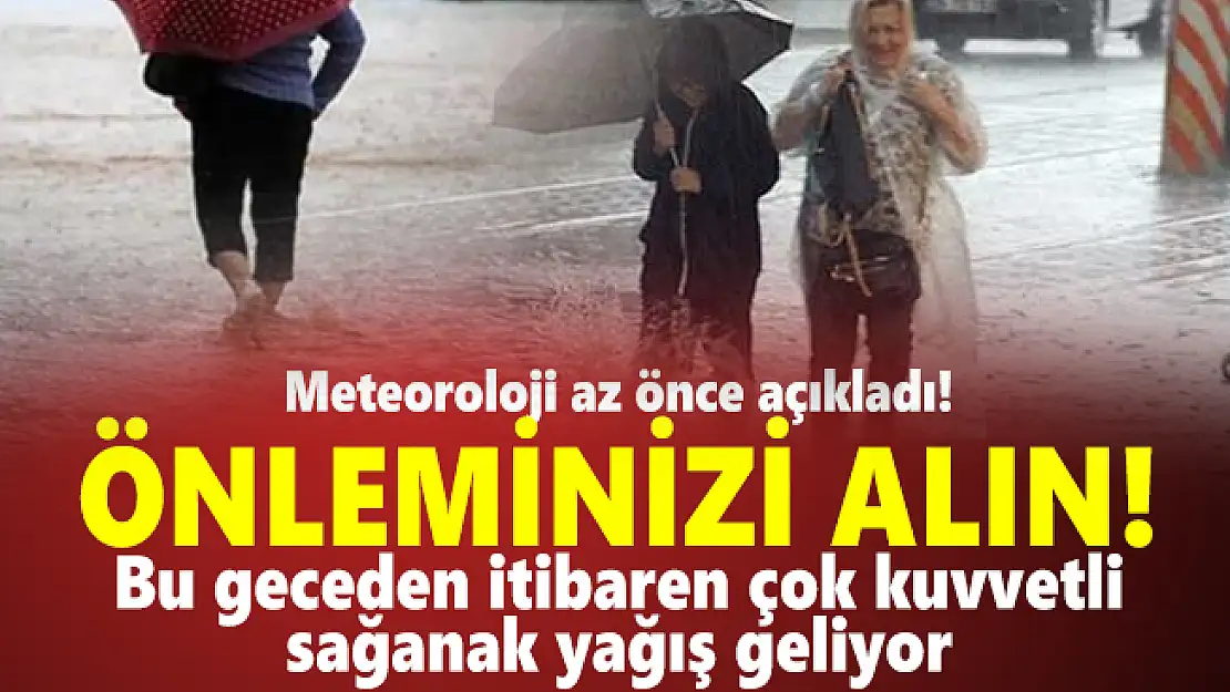 Acil koduyla duyuruldu: Büyük felaket geliyor! Ankara, İstanbul, Bursa, Çanakkale, İzmir, Antalya .. Bugün için önleminizi alın