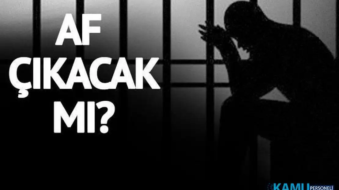 Af yasası meclise ne zaman gelecek? Ceza indirimi ve genel af yasasında son durum
