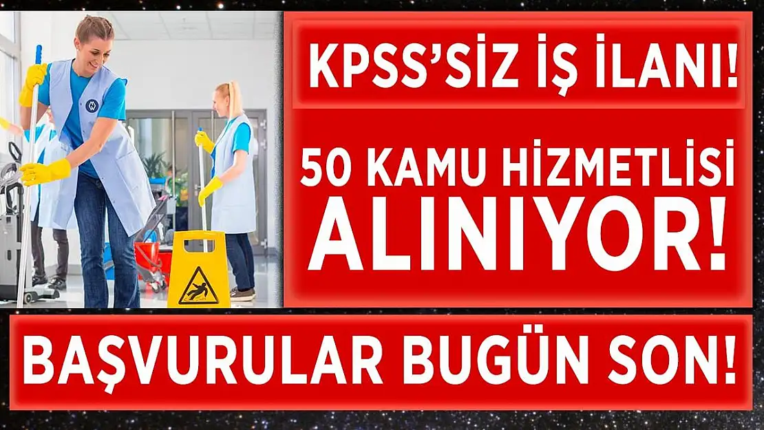 Ankara Mamak Belediyesi 50 daimi kamu hizmetlisi alıyor! Başvurular bugün son!