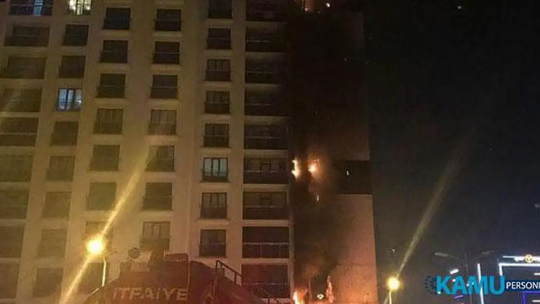 Ankara'nın Etimesgut İlçesinde 160 Dairenin Bulunduğu 16 Katlı Binada Yangın Çıktı!