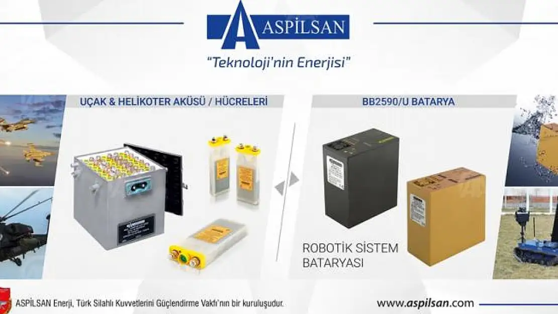 ASPİLSAN tarafından ilk milli ve yerli Lityum İyon Silindirik Pil üretilecek