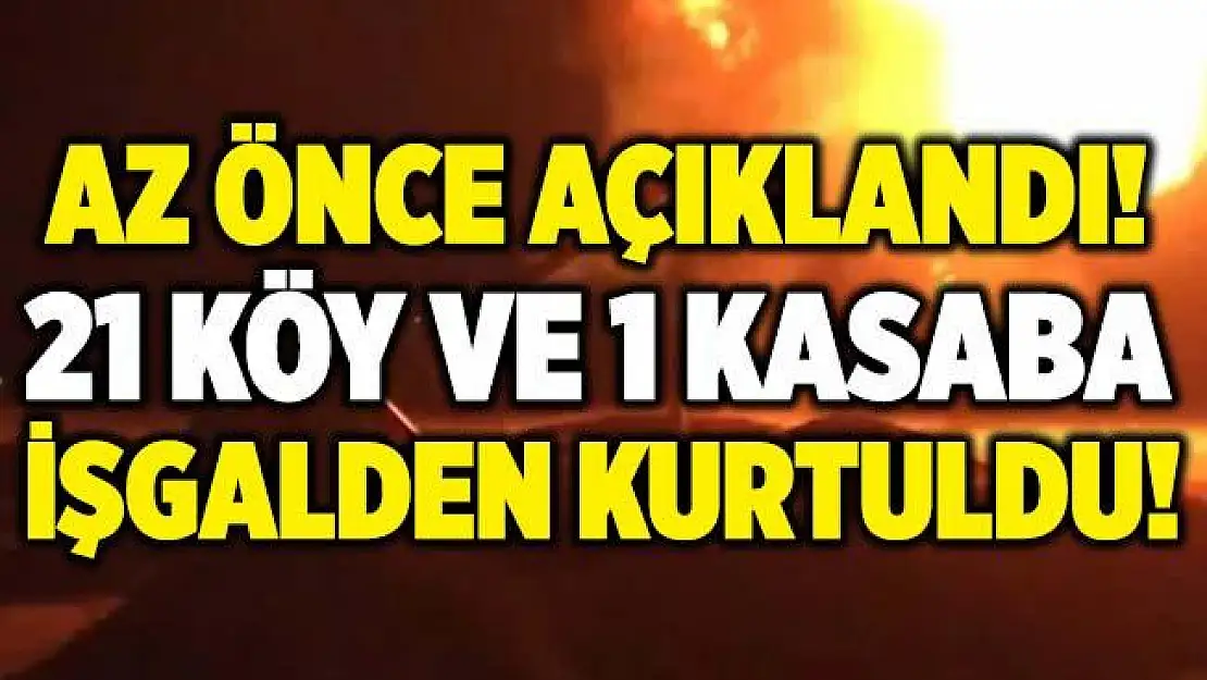 Azerbaycan Cumhurbaşkanı duyurdu! 21 köy ve 1 kasaba işgalden kurtuldu!