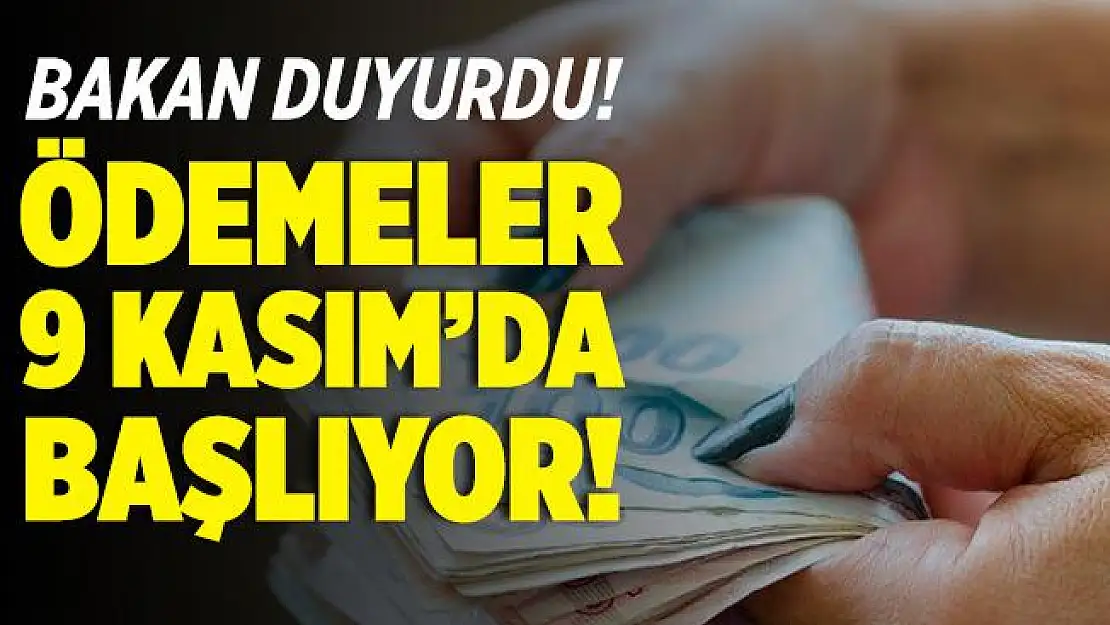 Bakan Selçuk duyurdu! Ekim nakdi üret desteği ödemeleri 9 Kasım'da başlıyor!