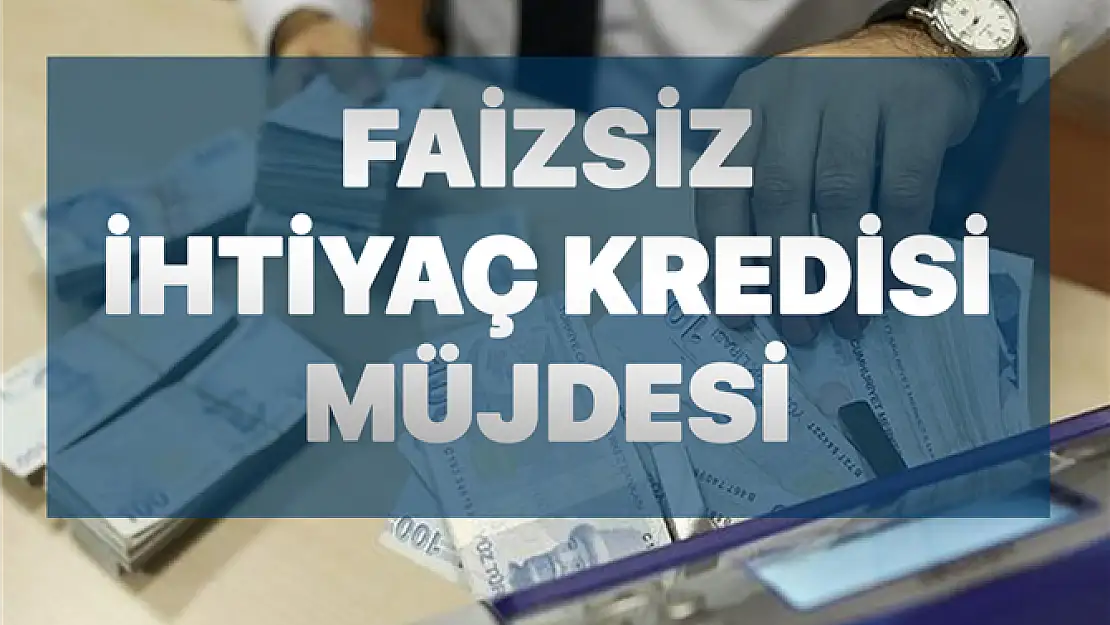 Bakanlık harekete geçtiğini duyurdu: 0 faizli 1 yıl geri ödemesiz kredi verilecek! İşte detaylar