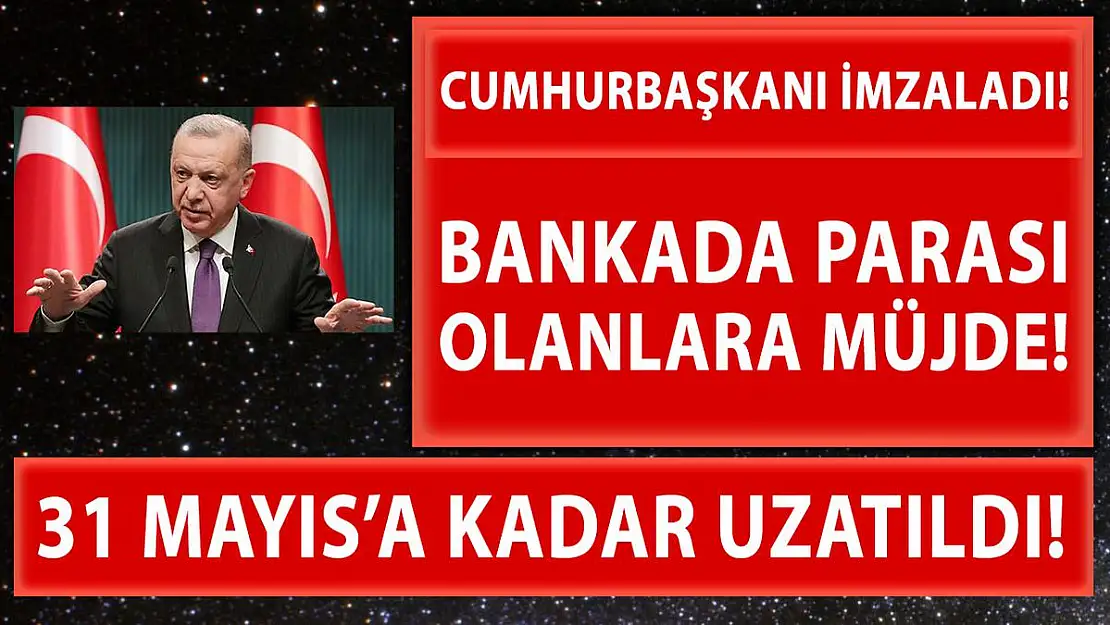 Bankada parası olanları sevindiren haber! Karar yayımlandı!