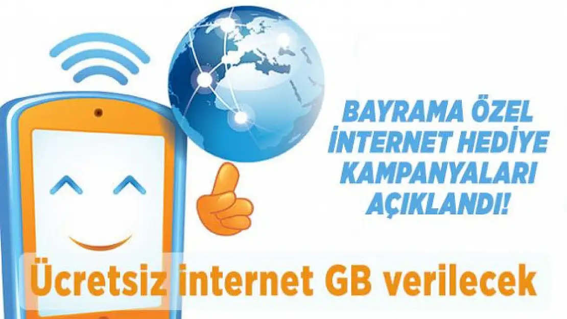 Bayrama özel internet hediye kampanyaları açıklandı! Ücretsiz internet GB verilecek