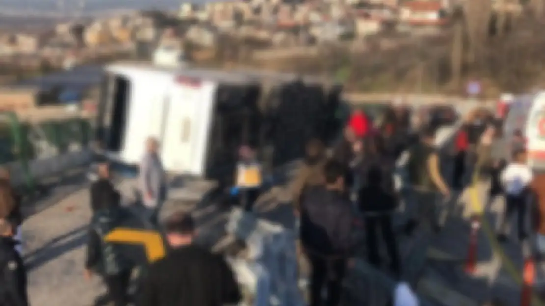 Bursa Uludağ'da Tur Otobüsü Devrildi! Çok Sayıda Yaralı Var
