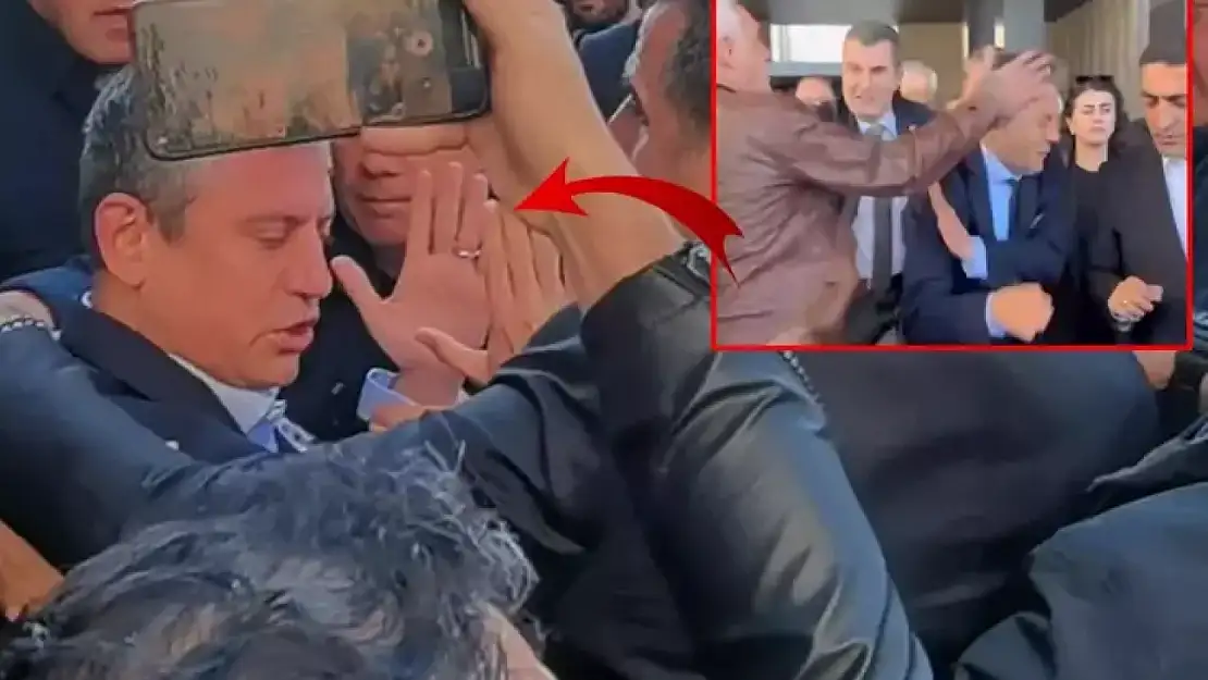 CHP Lideri Özgür Özel'e cenaze töreninde saldırı