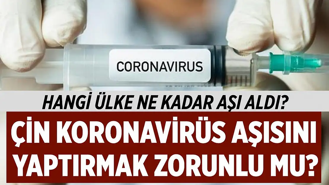 Çin'in Sinovac koronavirüs aşısını yaptırmak zorunlu mu? Hangi ülke ne kadar aşı aldı?