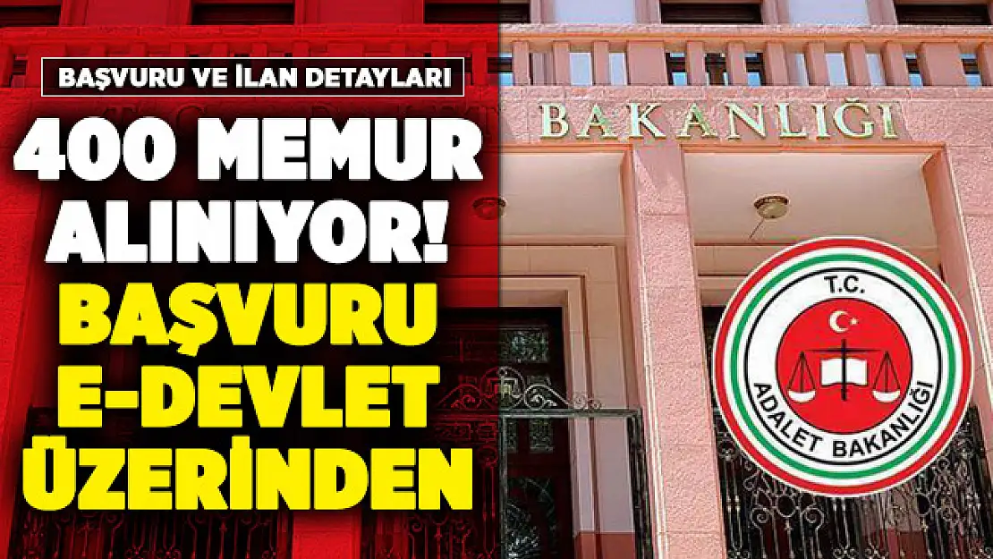 CTE 400 memur alımı başvuruları e-Devlet üzerinden
