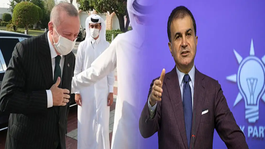 Cumhurbaşkanı Erdoğan Katar Emiri önünde eğildi iddiası! Ömer Çelik tepki gösterdi