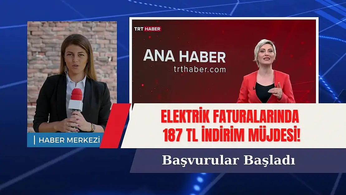 Devletten Elektrik Faturalarında 187 TL İndirim Müjdesi!