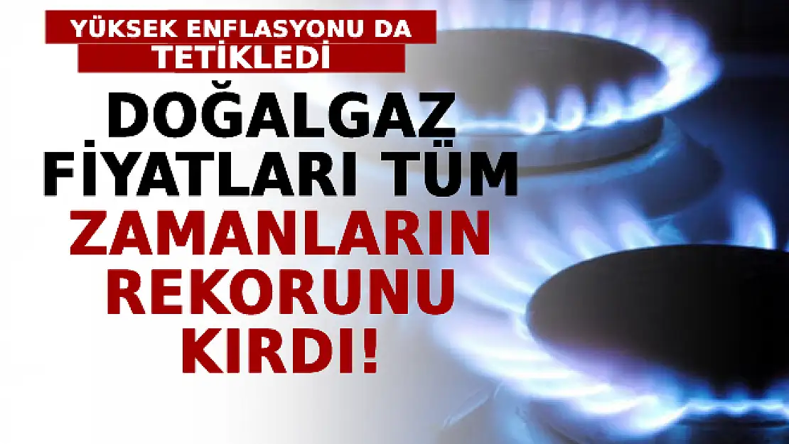 Doğalgaz Fiyatları Tüm Zamanların Rekorunu Kırdı!