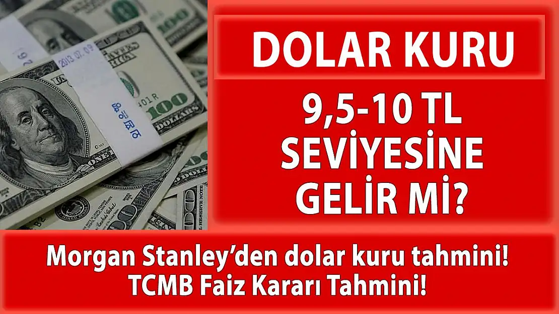 Dolar 10 TL seviyesini görür mü? Morgan Stanley'den flaş kur tahmini