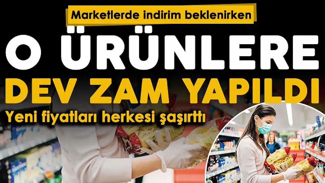 Dolardaki düşüş ile indirim bekleniyordu! Marketlerdeki o ürünlere büyük zam yapıldı (Markete gitmeden bu haberi okuyun)