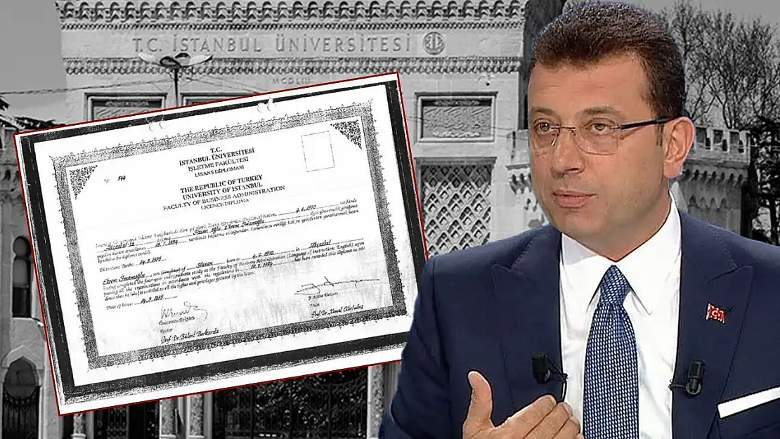 Ekrem İmamoğlu'nun Diploması İstanbul Üniversitesi veri tabanından silindi