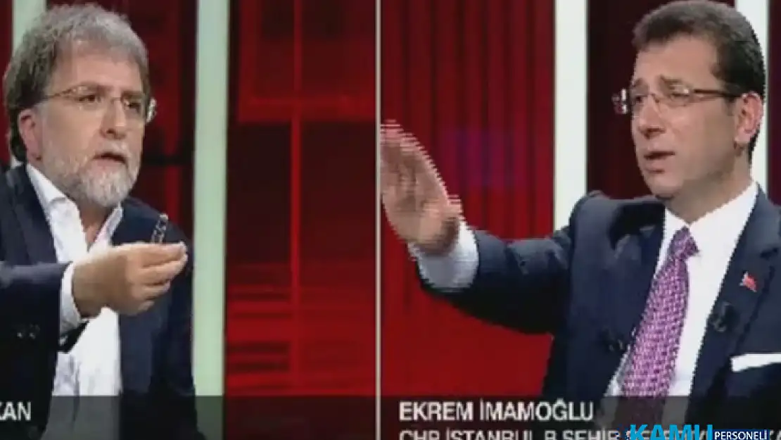 Ekrem İmamoğlu ve Ahmet Hakan arasında canlı yayında tartışma! &quotBunu söyleyen aklı kıt derim"