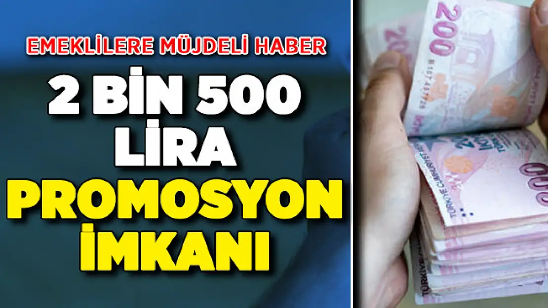Emeklilere 2 Bin 500 Lira Promosyon İmkanı ! Emeklilere Hangi Bankalar Ödeme Yapıyor?