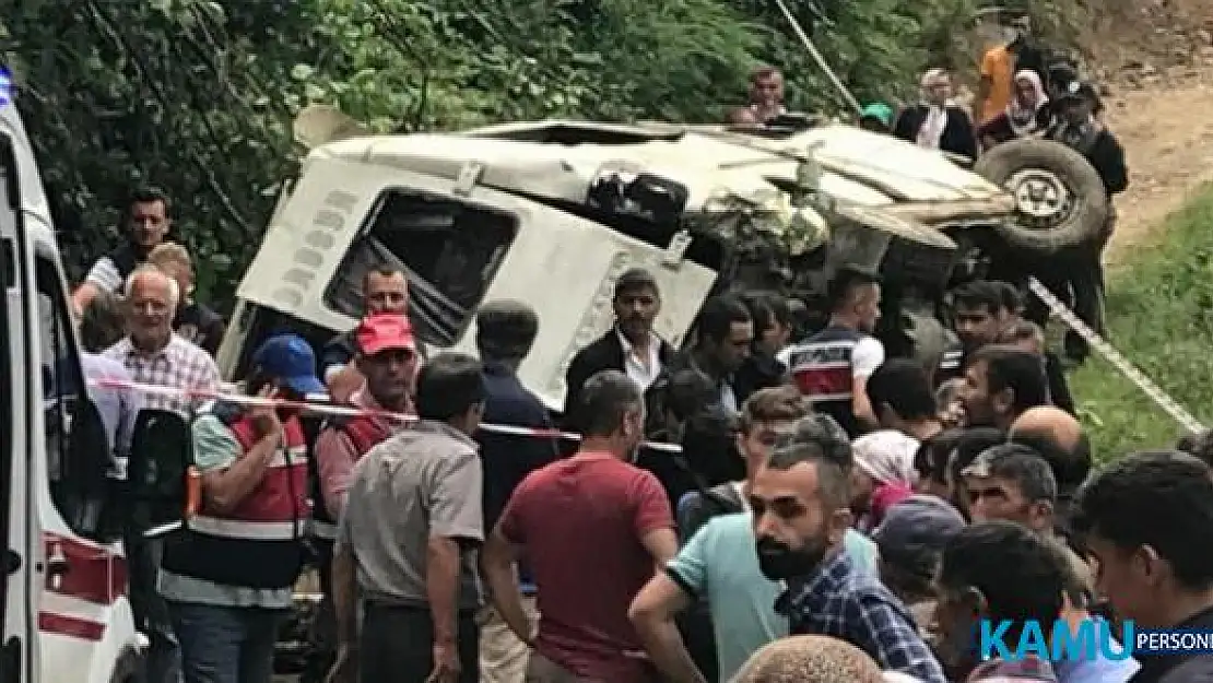 Giresun'un Espiye ilçesinde feci kaza! 7 kişi öldü 4 kişi yaralandı