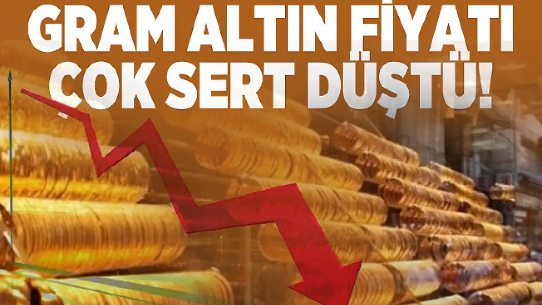 Gram altın fiyatı çok sert düştü! Altına yatırım yapacaklar dikkat!