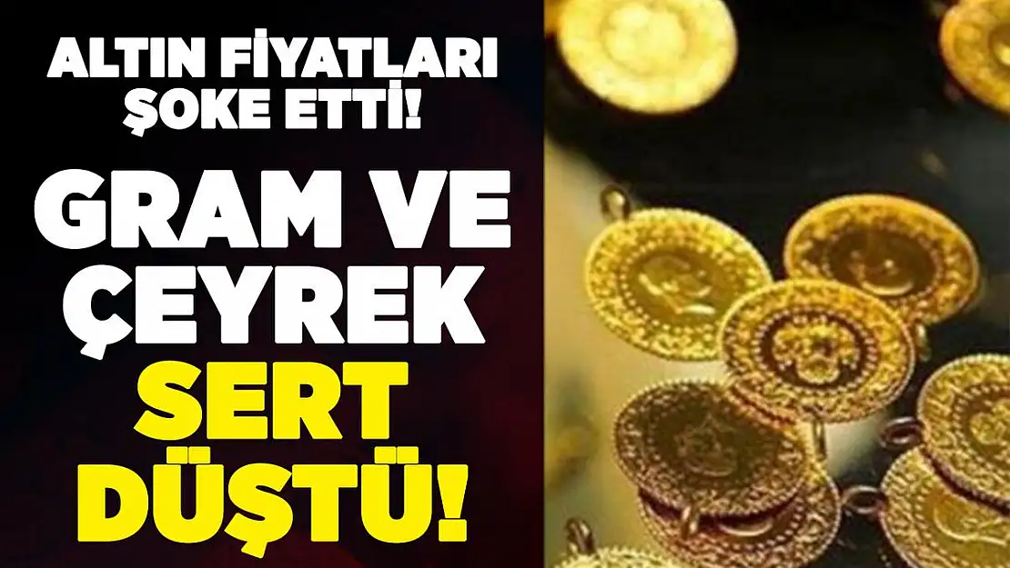 Gram altın ve çeyrek altın sert düştü! 5 Aralık altın fiyatları ne kadar?