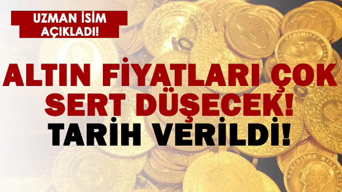 Gram altın sert düşecek! Tarih verildi!