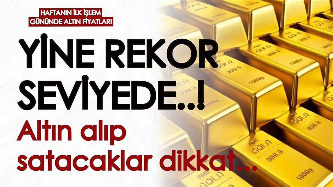 Haftaya rekor seviyede başladı! Altın fiyatlarında son durum: 13 Aralık gram altın, çeyrek altın fiyatları...