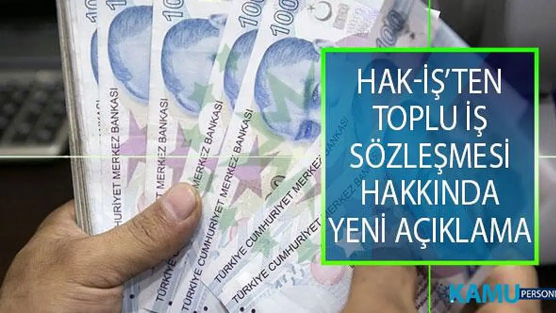 Hak-İş Genel Başkanı Mahmut Arslan'dan Toplu İş Sözleşmesi (TİS) Süreci Hakkında Yeni Açıklama!