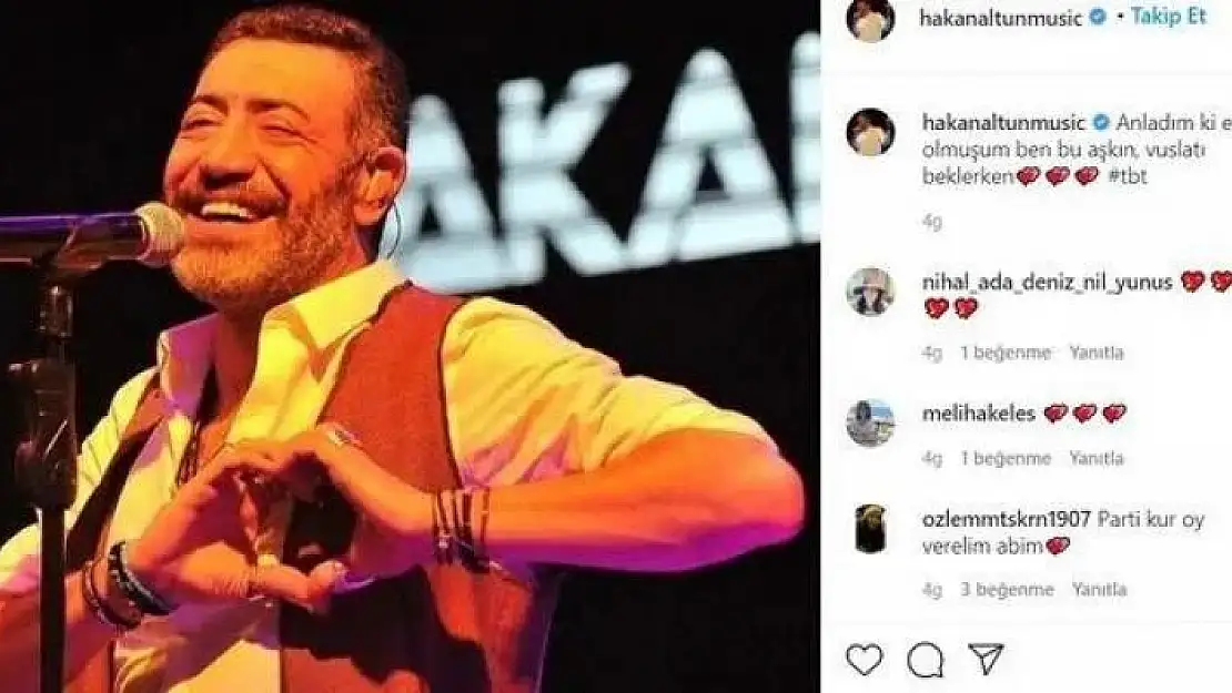 Hakan Altun ile Gonca Vuslateri aşk mı yaşıyor? Sosyal Medyadan Şifreli Mesaj