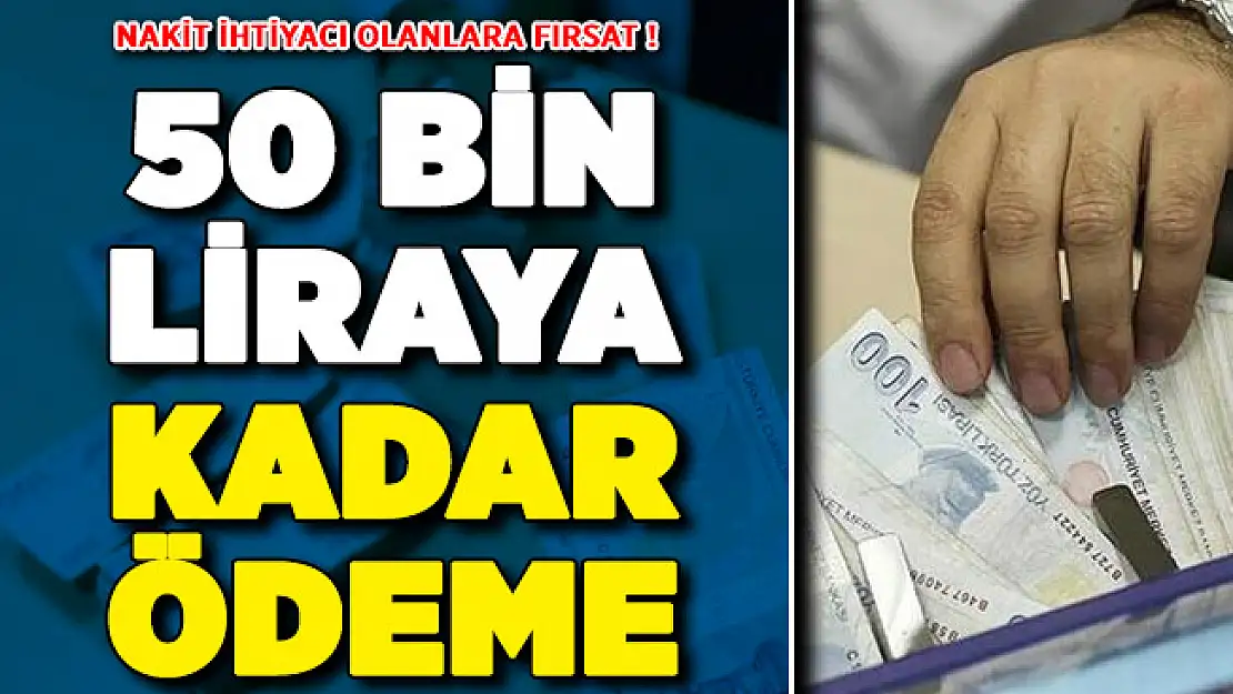 Halkbank'tan Nakit İhtiyacı Olanlara Önemli Fırsat ! 50 Bin Liraya Kadar Nakit Verilecek