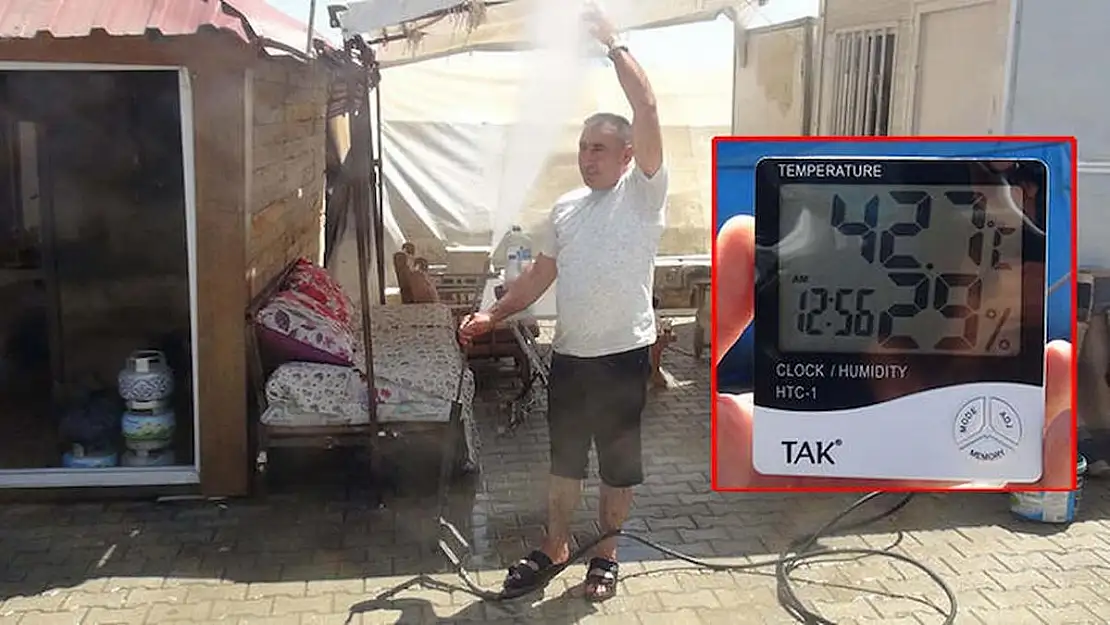 Hatay'da Depremzedeler Sıcak Çadırlarda Nefes Almaya Çalışıyor