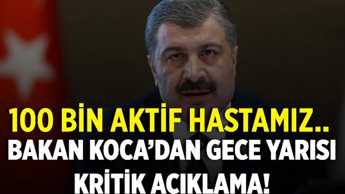 İddiaların ardından Bakan Koca'dan gece yarısı flaş açıklama!