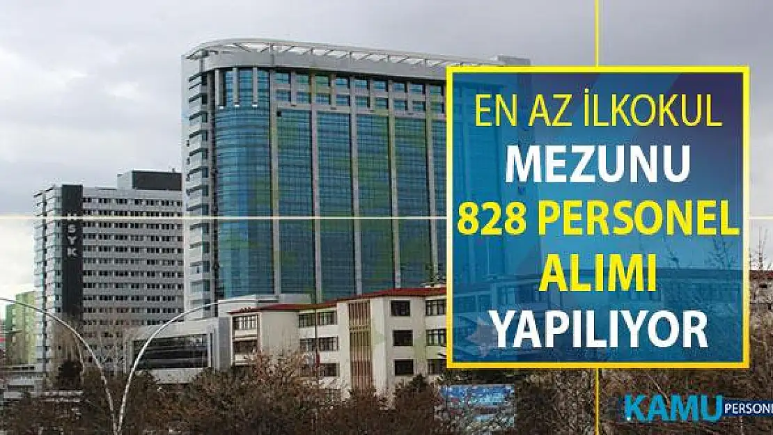 İŞKUR Üzerinden 16 Ağustos - 14 Eylül Arasında En Az İlkokul Mezunu Personel Alınıyor - İŞKUR Şoför, Sekreter ve İşçi Alımı