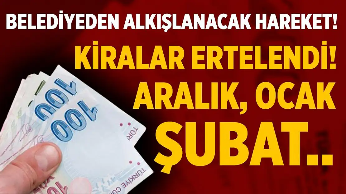 İzmir Büyükşehir Belediyesi'nden alkışlanacak hareket! Salgın sebebiyle kira alacaklarını 3 ay erteledi!