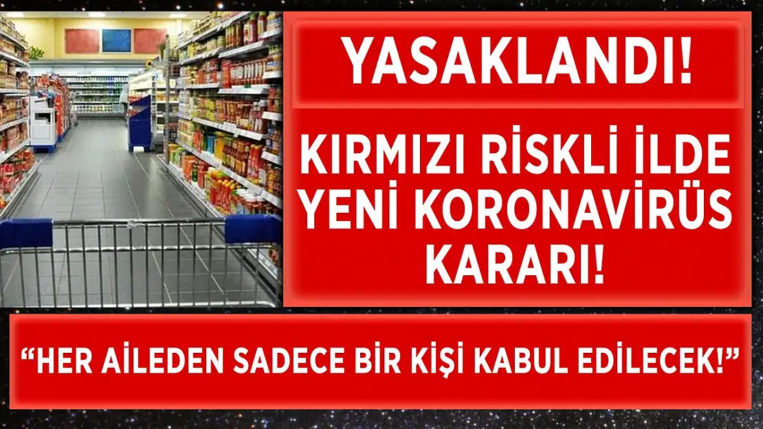 Koronavirüs tedbirleri kapsamında bu karar ilk defa alındı!