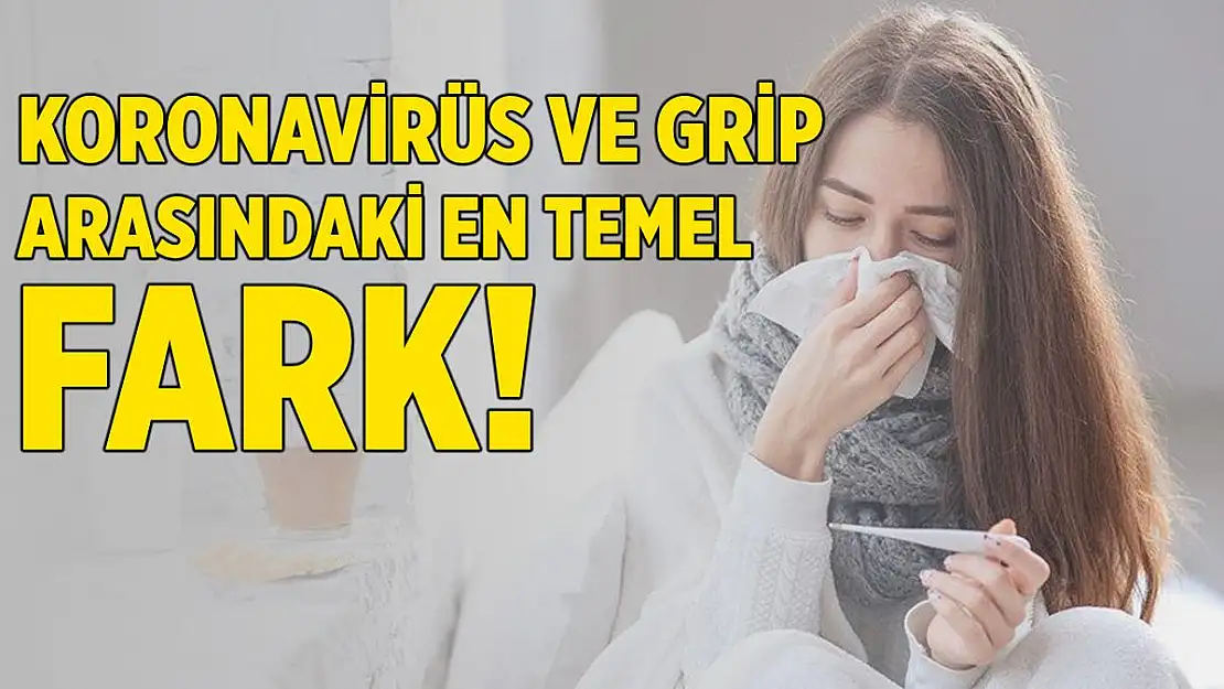Koronavirüs ve grip arasındaki en temel fark açıklandı!