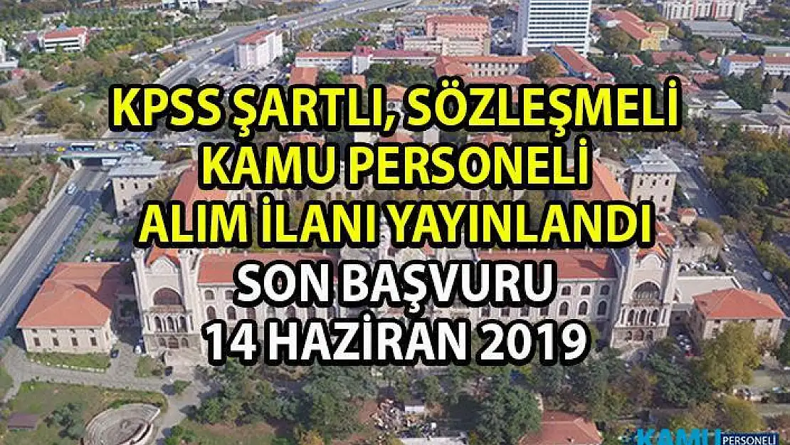 KPSS Şartlı Sözleşmeli Personel Alım ilanı yayınlandı! Sağlık Bilimleri Üniversitesi'ne 5 bilişim personeli alımı yapılacaktır!