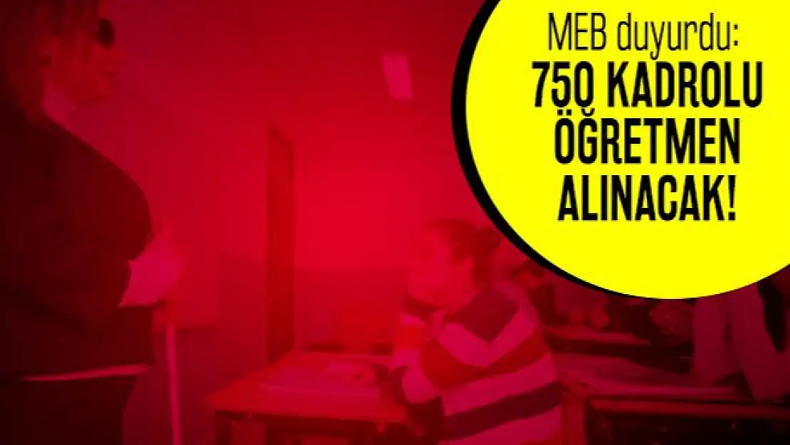 MEB duyurdu: EKPSS puan sıralaması ile 750 Öğretmen alımı yapılacak! EKPSS öğretmen alımı başvuru şartları neler?