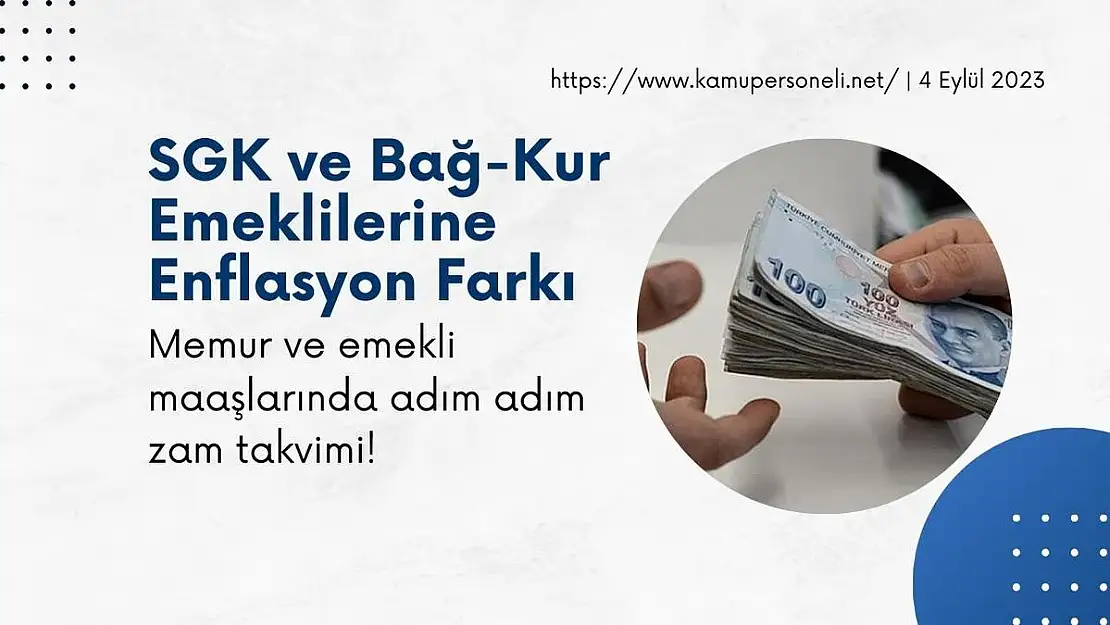 Memur ve emekli maaşlarında adım adım zam takvimi! İşte yeni ücretler