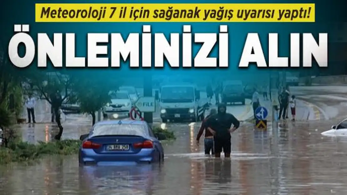 Meteoroloji 7 il için sağanak yağış uyarısı yaptı! 25 Temmuz hava durumu nasıl olacak?