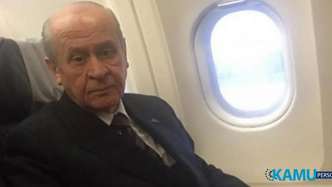 MHP Lideri Bahçeli Yıllar Sonra Uçağa Bindi