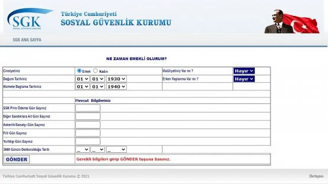 Ne zaman emekli olabilirim? 4a, 4b ve 4c'liler tıkla ne zaman emekli olacağını öğren
