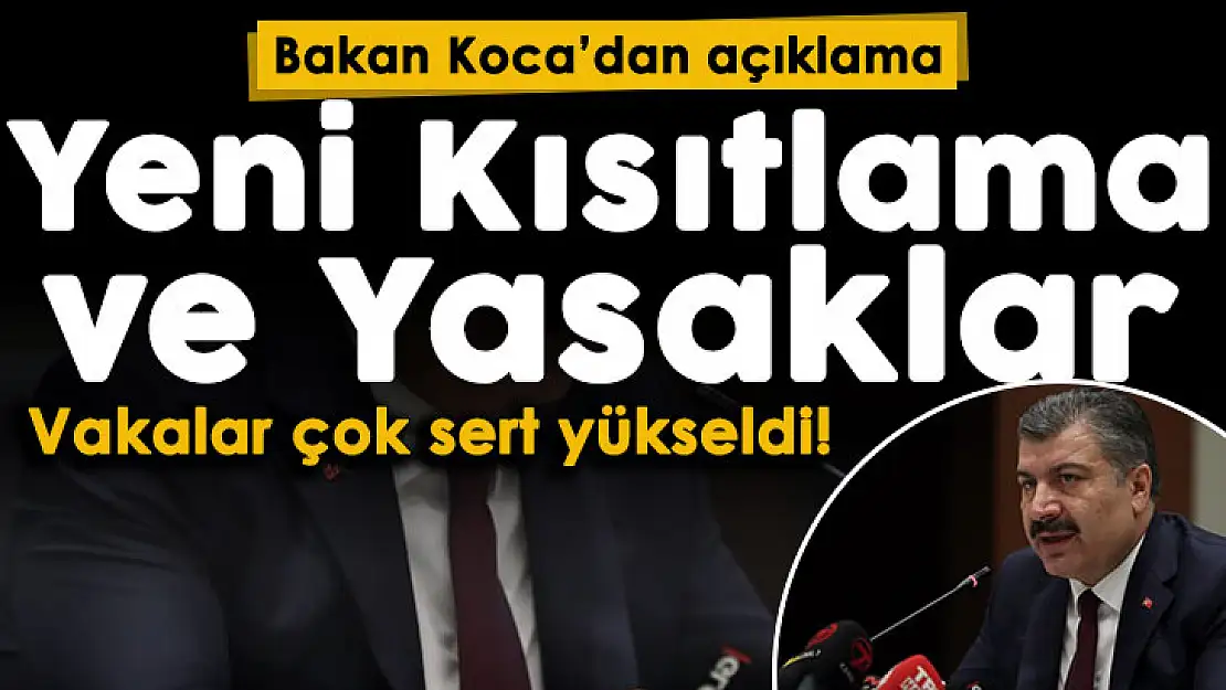 Omicron varyantında vakalar çok sert yükselince ortalık karıştı: Bakan Koca'dan açıklama geldi! Yeni kısıtlama ve yasaklar açıklaması