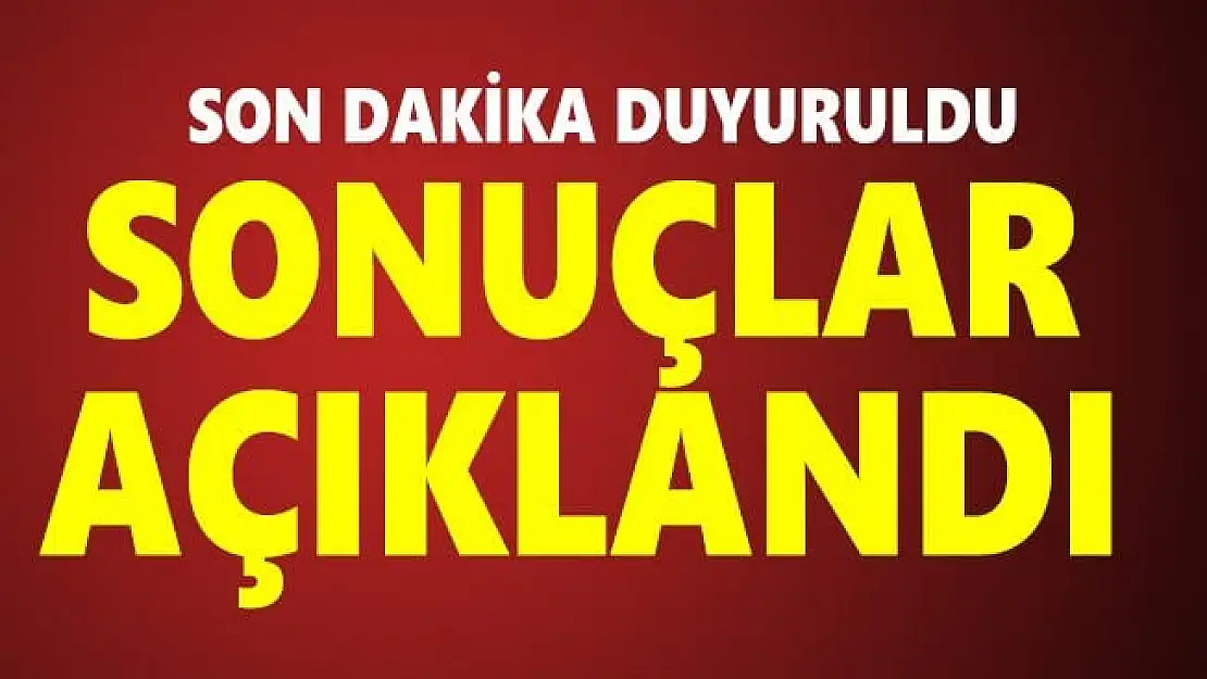 ÖSYM son dakika duyurdu! Sonuçlar açıklandı!